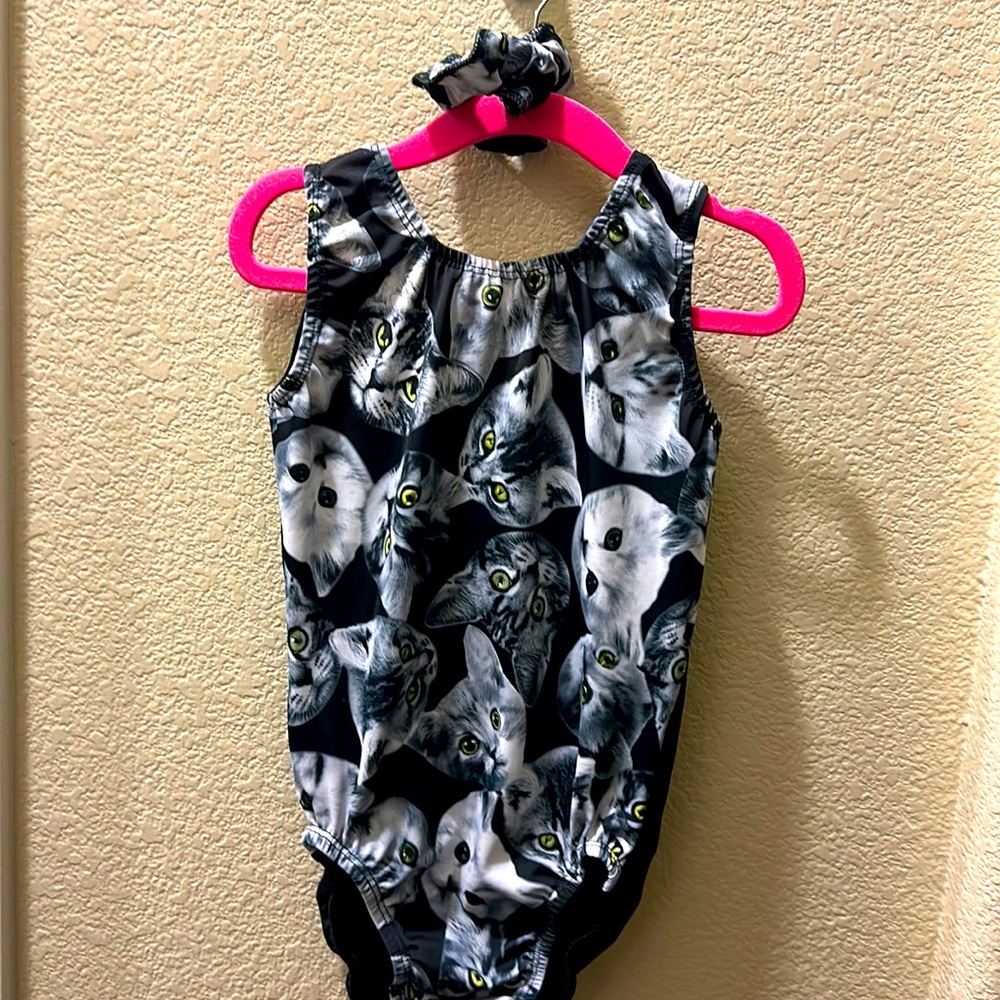 Cat Gymnastics Leotard size 8